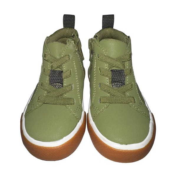 Cat & Jack Toddler Green Dinosaur Shoes Size 5 Like New - Picture 1 of 9